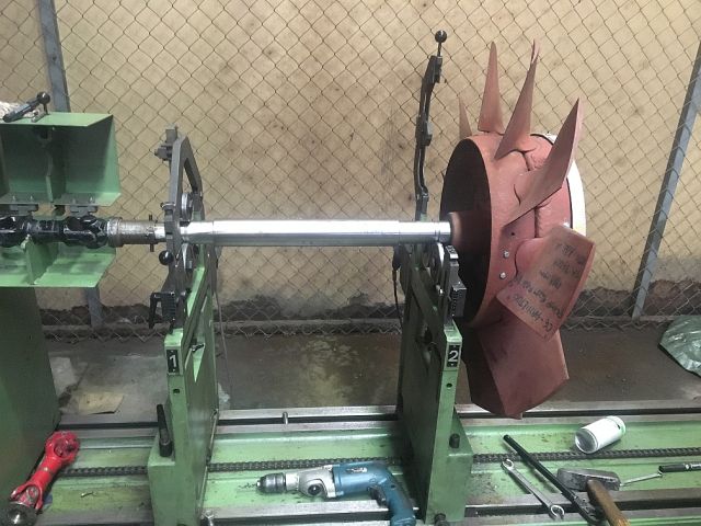 Balansiranje rotora brodske turbine