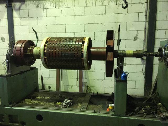 Balansiranje rotora generatora