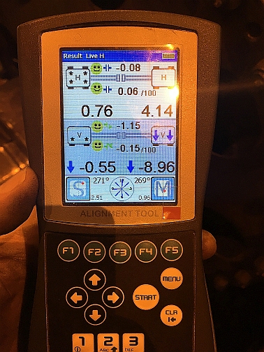 uređaj za lasersko centriranje